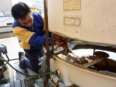 給水管内調査